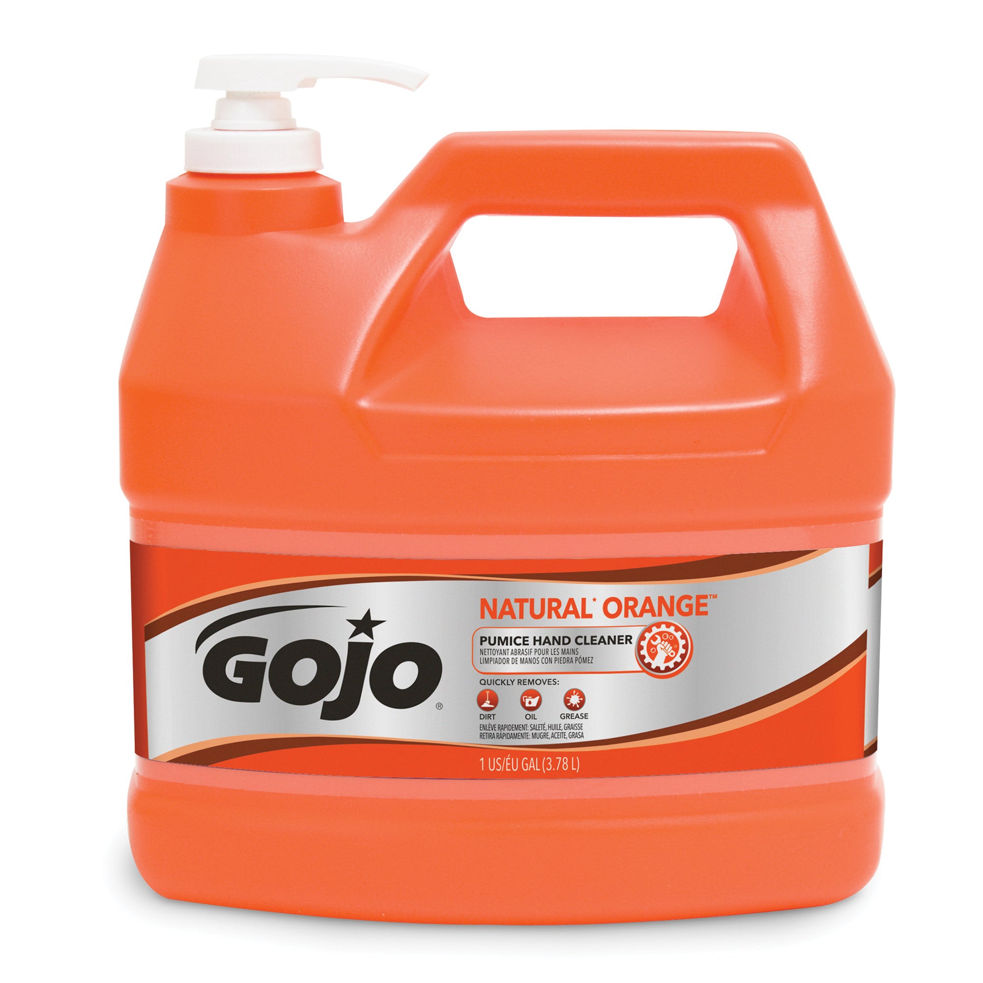 Gojo 0955 Natural Orange Pumice Hand Cleaner Pump