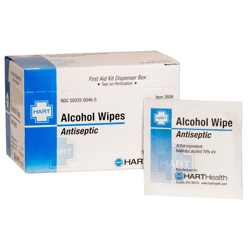 Hart Health 2606 Alcohol Wipes Antiseptic