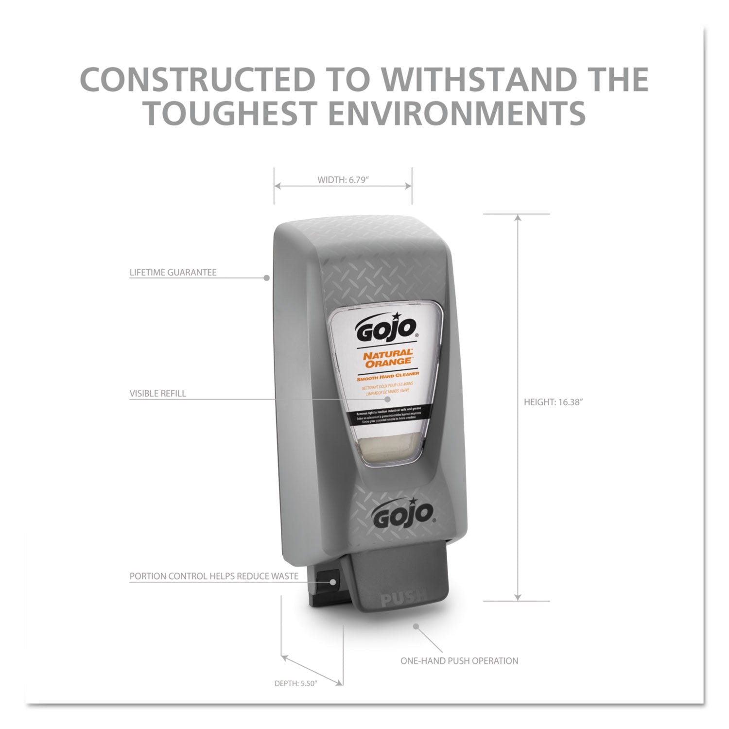 Gojo 7200 Hand Soap Dispenser Pro TDX