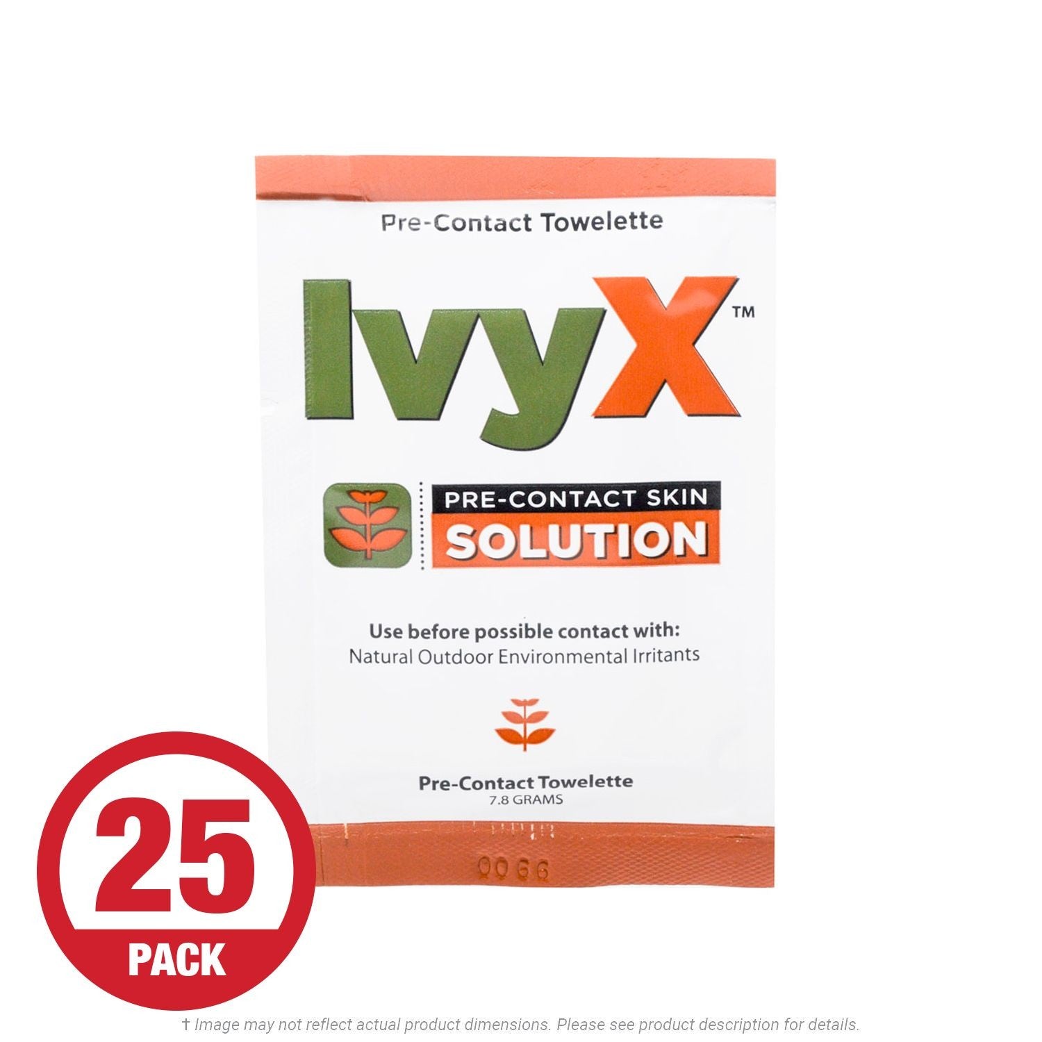 IvyX 83640 Pre-Contact Poison Oak and Ivy Wipes