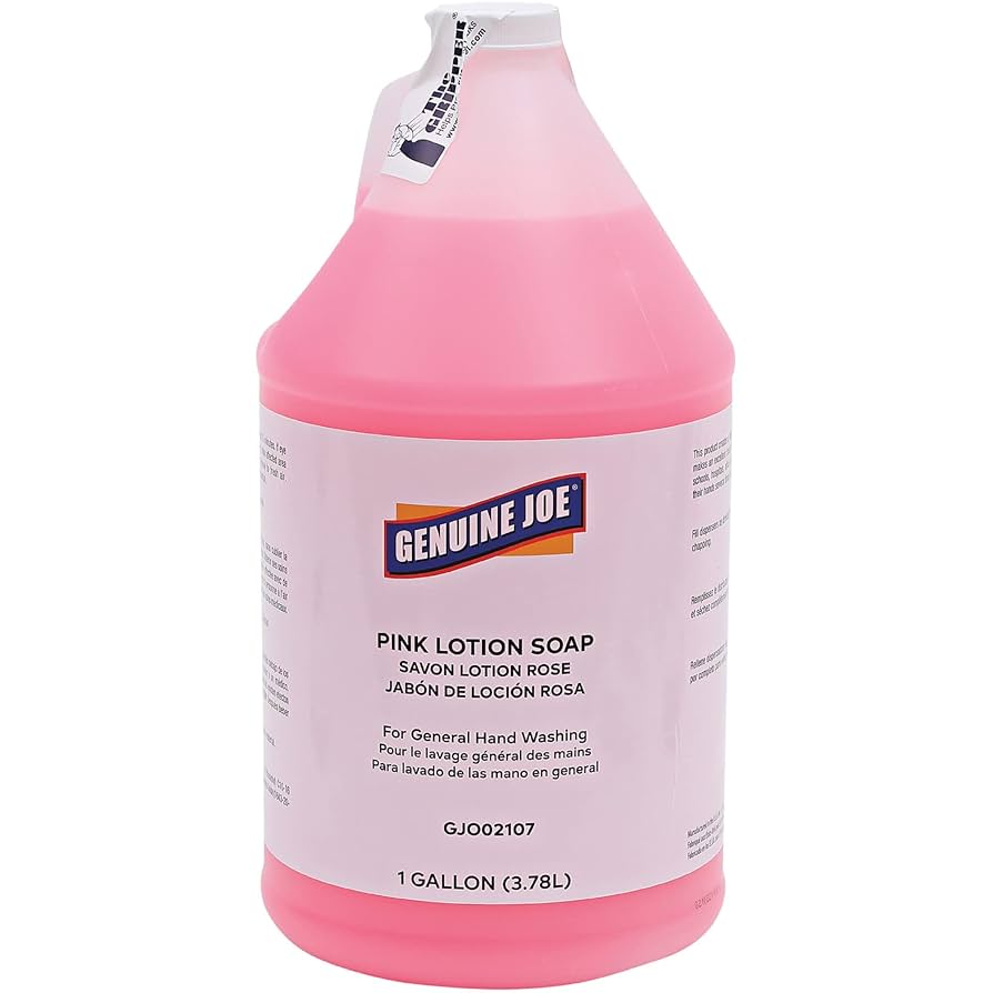 Genuine Joe GJO2107 Pink Lotion Hand Soap 1 Gallon