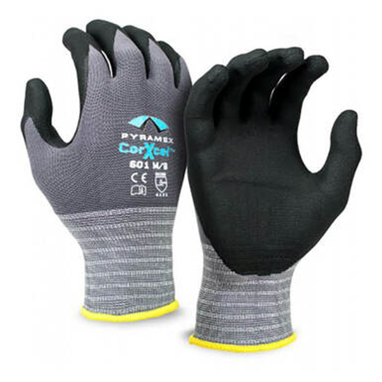 Pyramex GL601 MicroFoam Nitrile Coated Glove