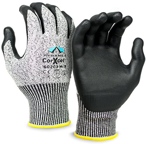 Pyramex GL602C MicroFoam Nitrile Coated Glove Cut A2
