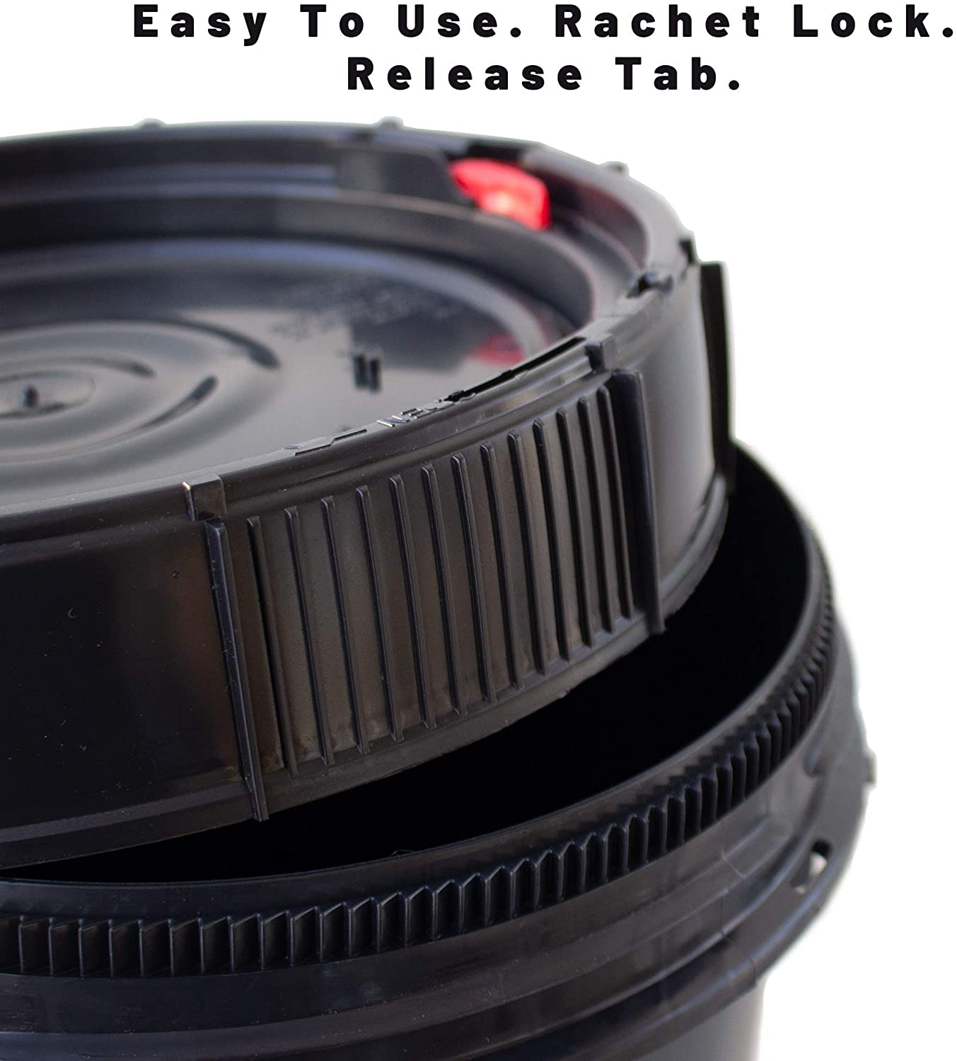 M&M Industries 10975 Screw Top Lid and 5 Gallon Pail