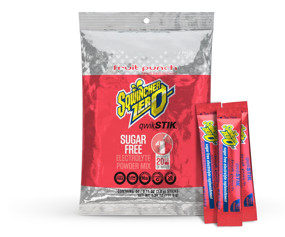 Sqwincher Qwik Stik Zero Sugar Free Hydration Powder Packets