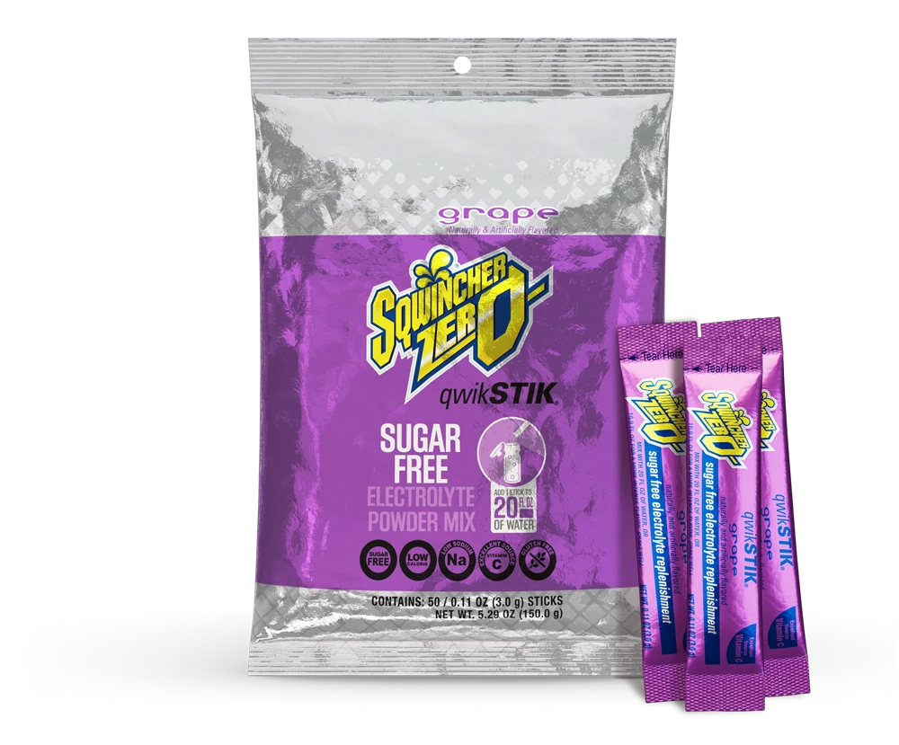 Sqwincher Qwik Stik Zero Sugar Free Hydration Powder Packets