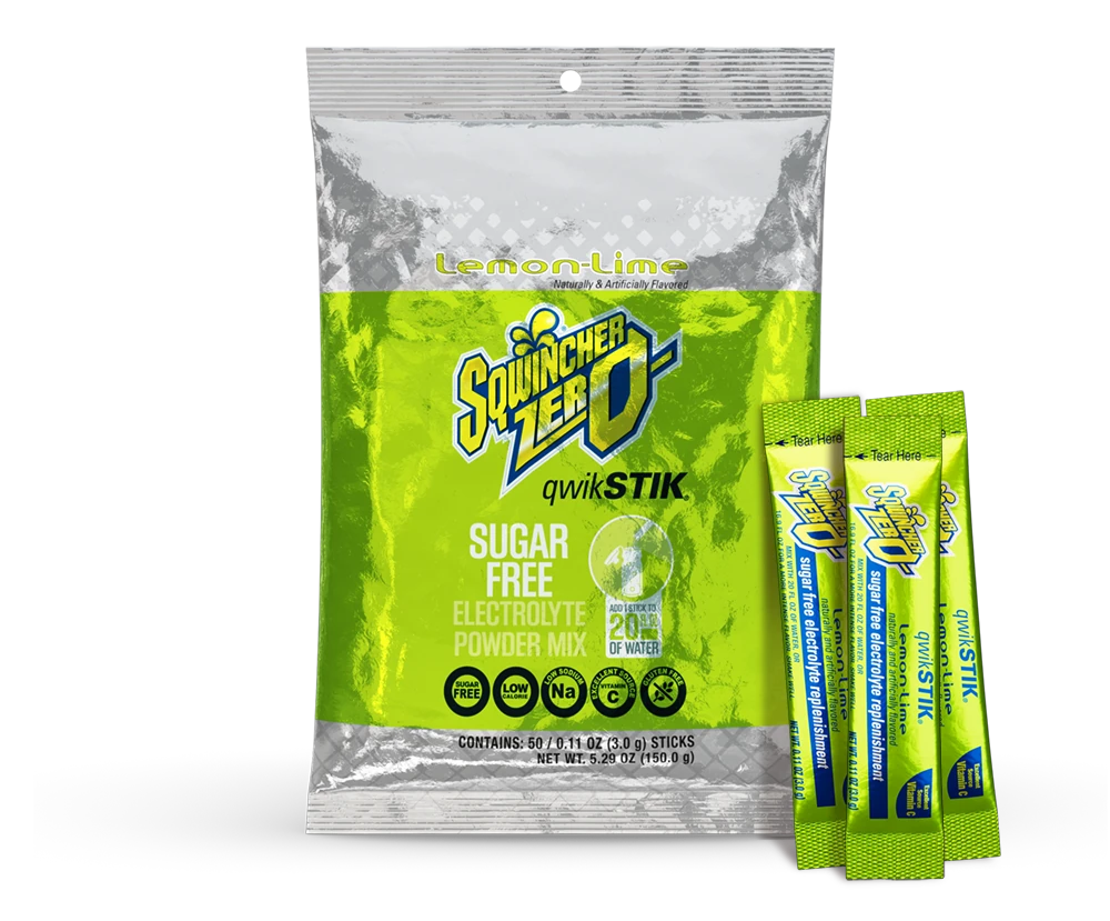 Sqwincher Qwik Stik Zero Sugar Free Hydration Powder Packets