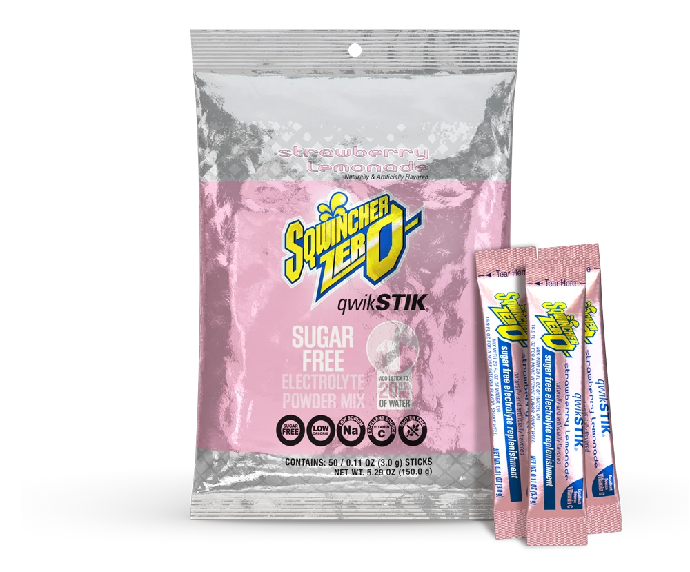 Sqwincher Qwik Stik Zero Sugar Free Hydration Powder Packets