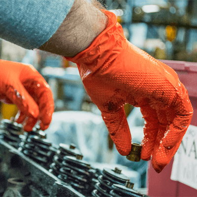 Ammex GWON Nitrile Industrial Gloves 8 Mil