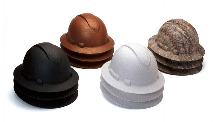 バーム Pyramex HP54 Hard Hat Full Brim Graphite