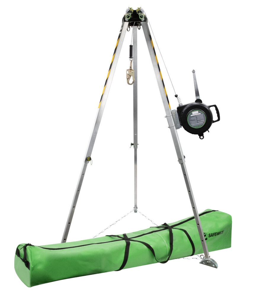 Safewaze 019-1100 Confined Space Tripod Kit Adjustable 7 Feet