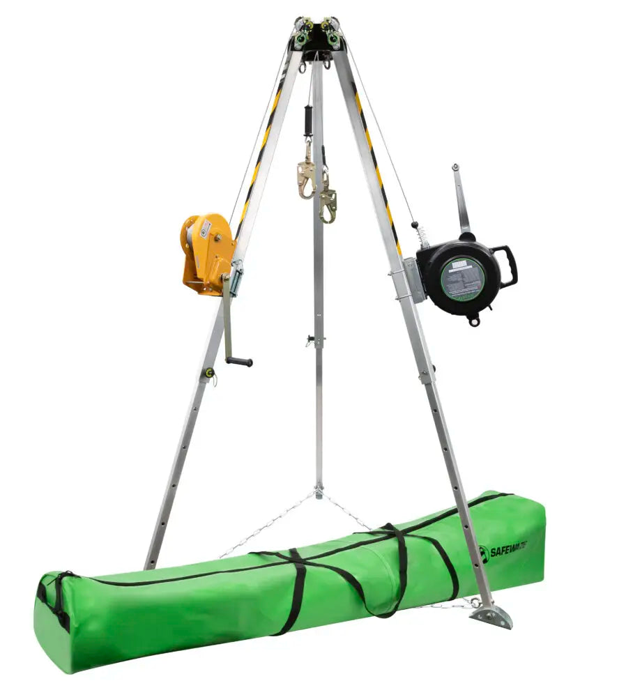 Safewaze 019-1100 Confined Space Tripod Kit Adjustable 7 Feet