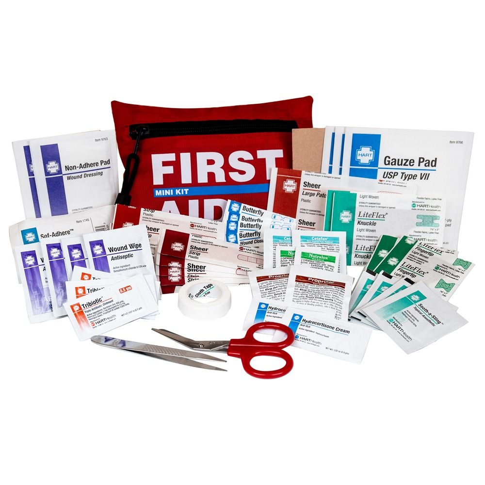 Mini First Aid Kit Hart Health 0704 Nylon Pouch