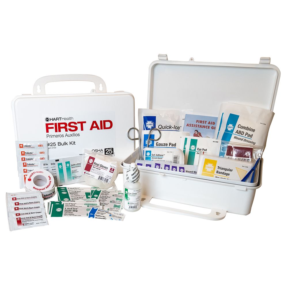 First Aid Kit Hart Health 0730 OSHA 25 Person