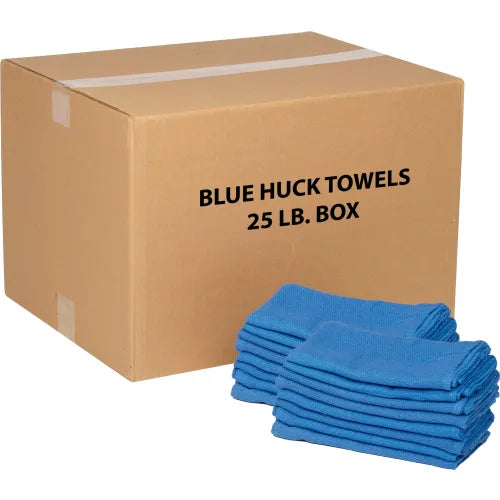 New Surgical Huck Towels Blue 25 Pounds