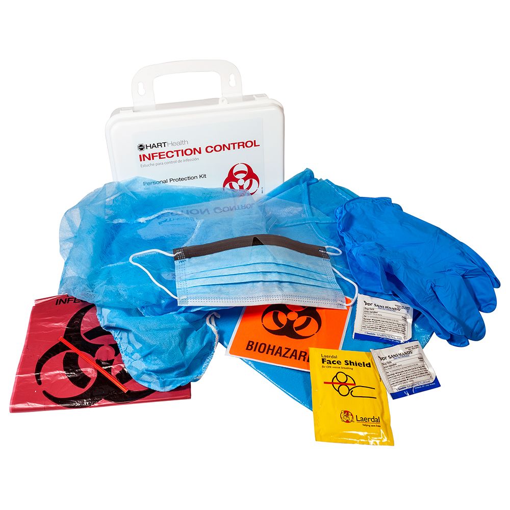 Infection Control and Body Fluid Clean Up Kit Hart Health 7789