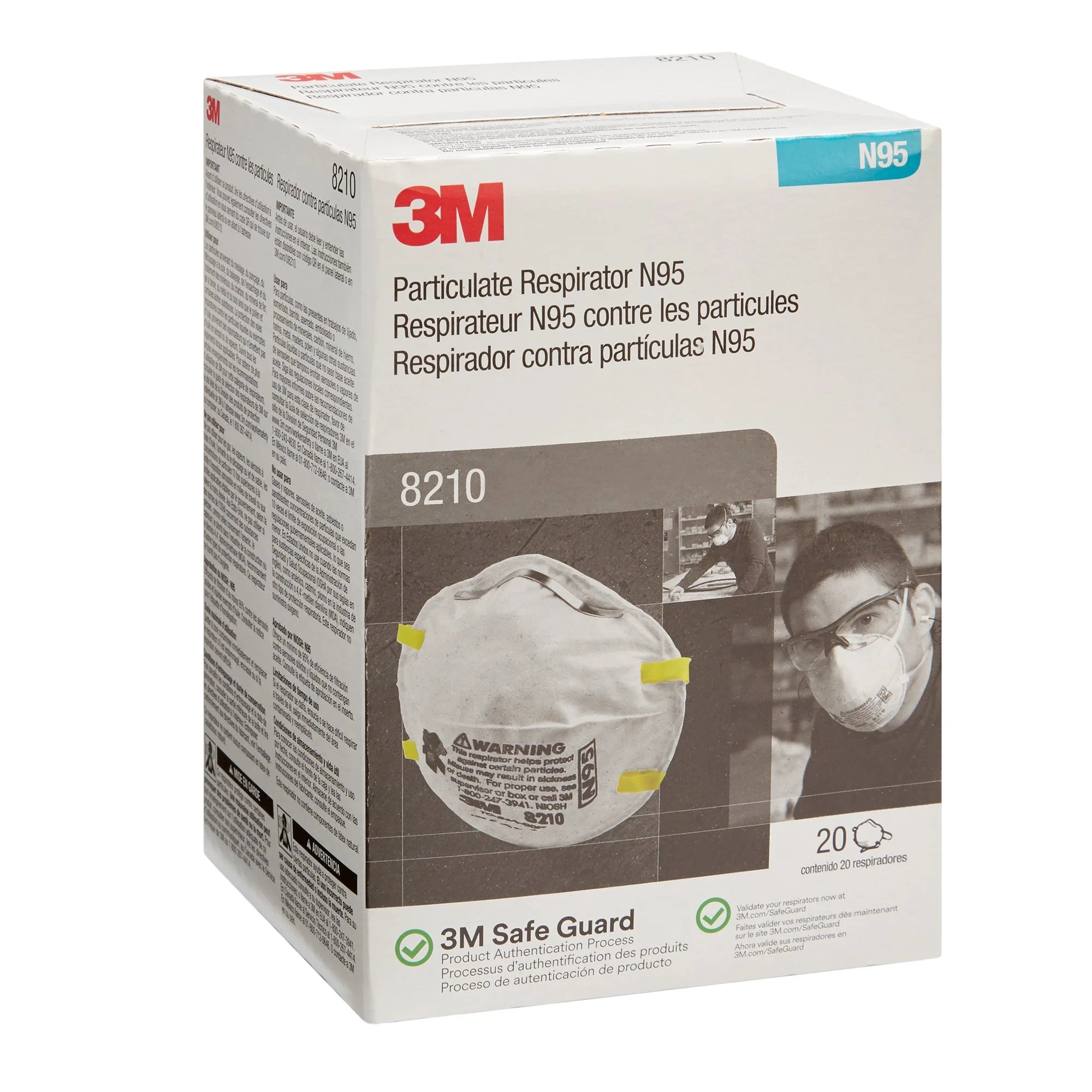 3M 8210 Particulate Respirator N95