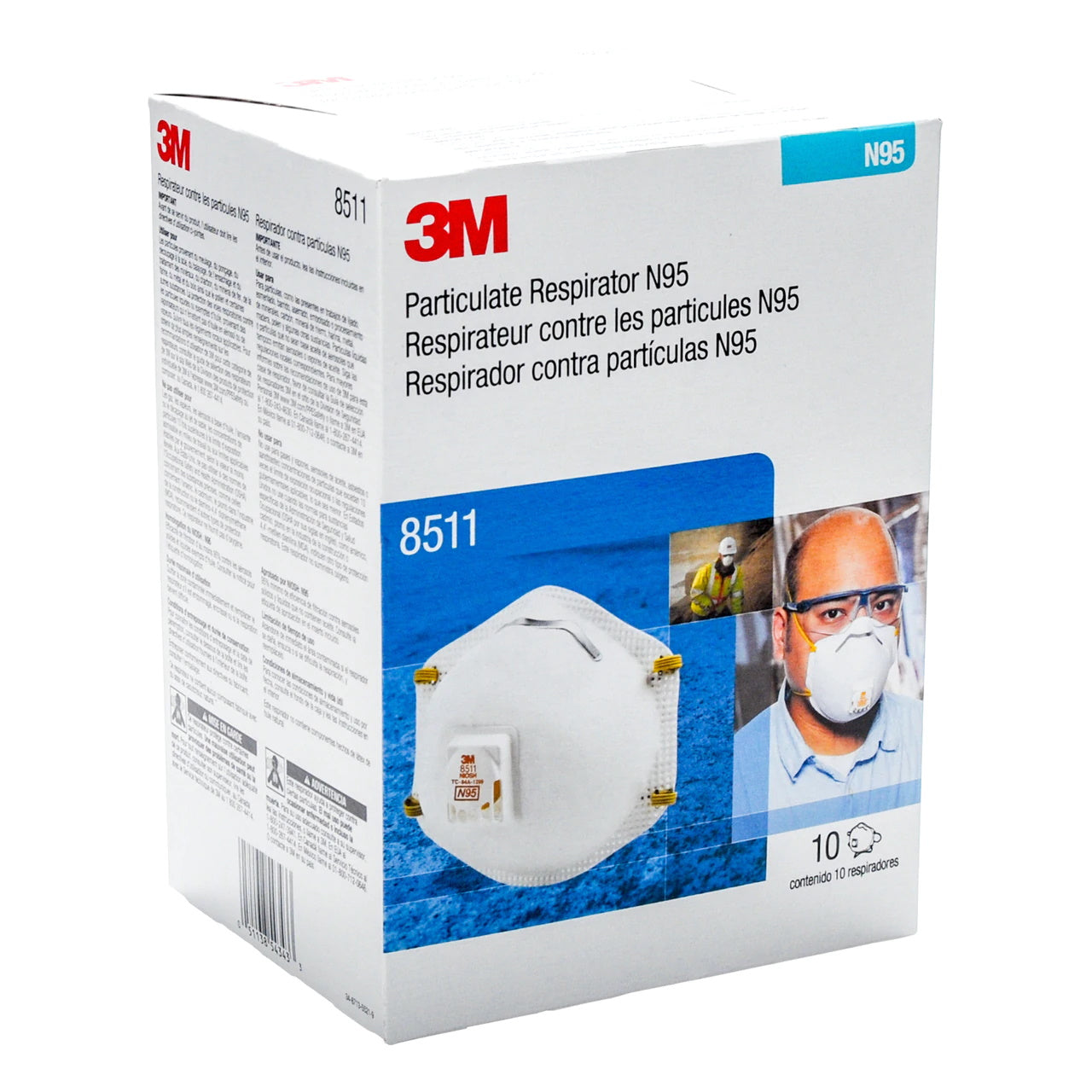 3M 8511 Particulate Respirator N95 with Valve