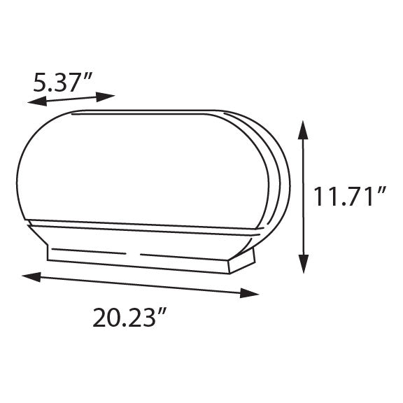 Mayfair 99907 Jumbo Toilet Tissue Dispenser