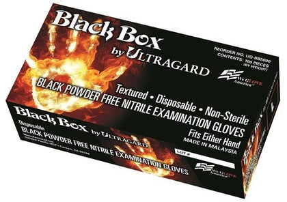 UltraGard BB5000 Black Box Nitrile Gloves 6 Mil