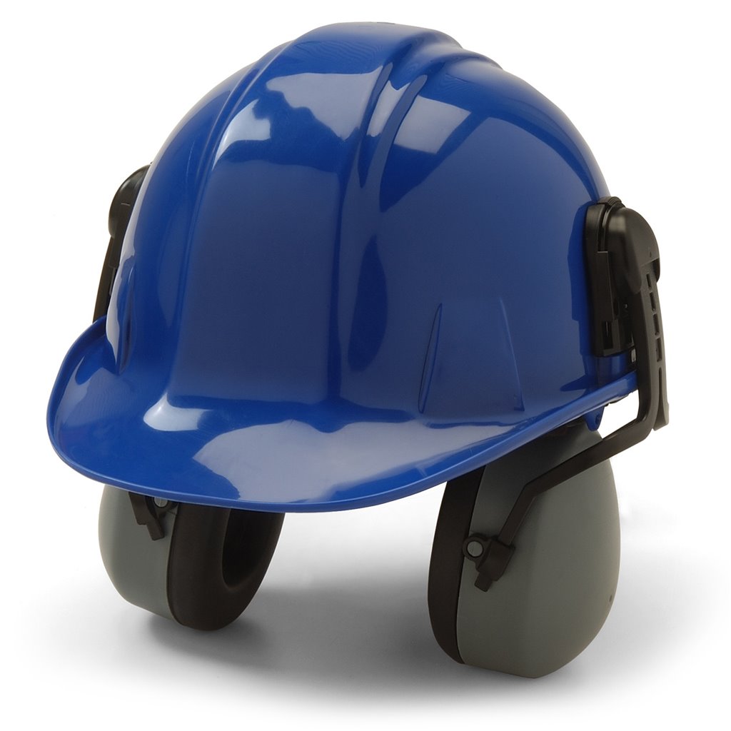 Pyramex CM6010 Ear Muffs Cap Mounted NNR 22 Pyramex CM6010 Ear Muffs Cap Mounted NNR 22