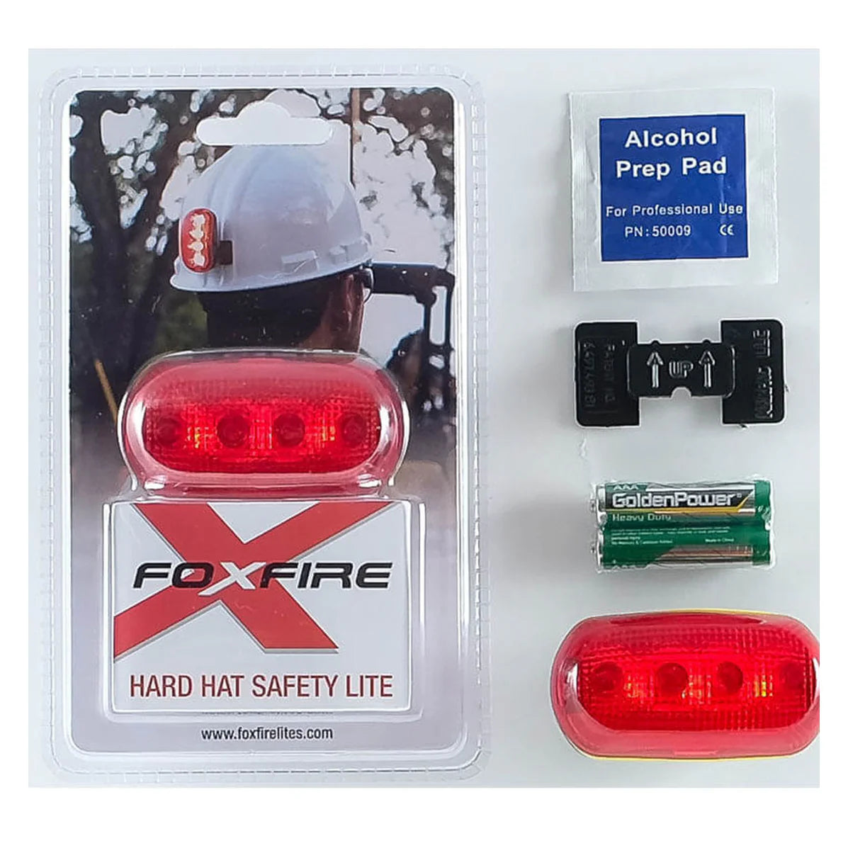 Foxfire EHHL Hard Hat Red Lite Kit