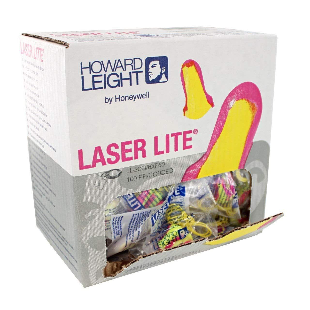 Howard Leight Laser Lite LL-30 Ear Plugs Corded