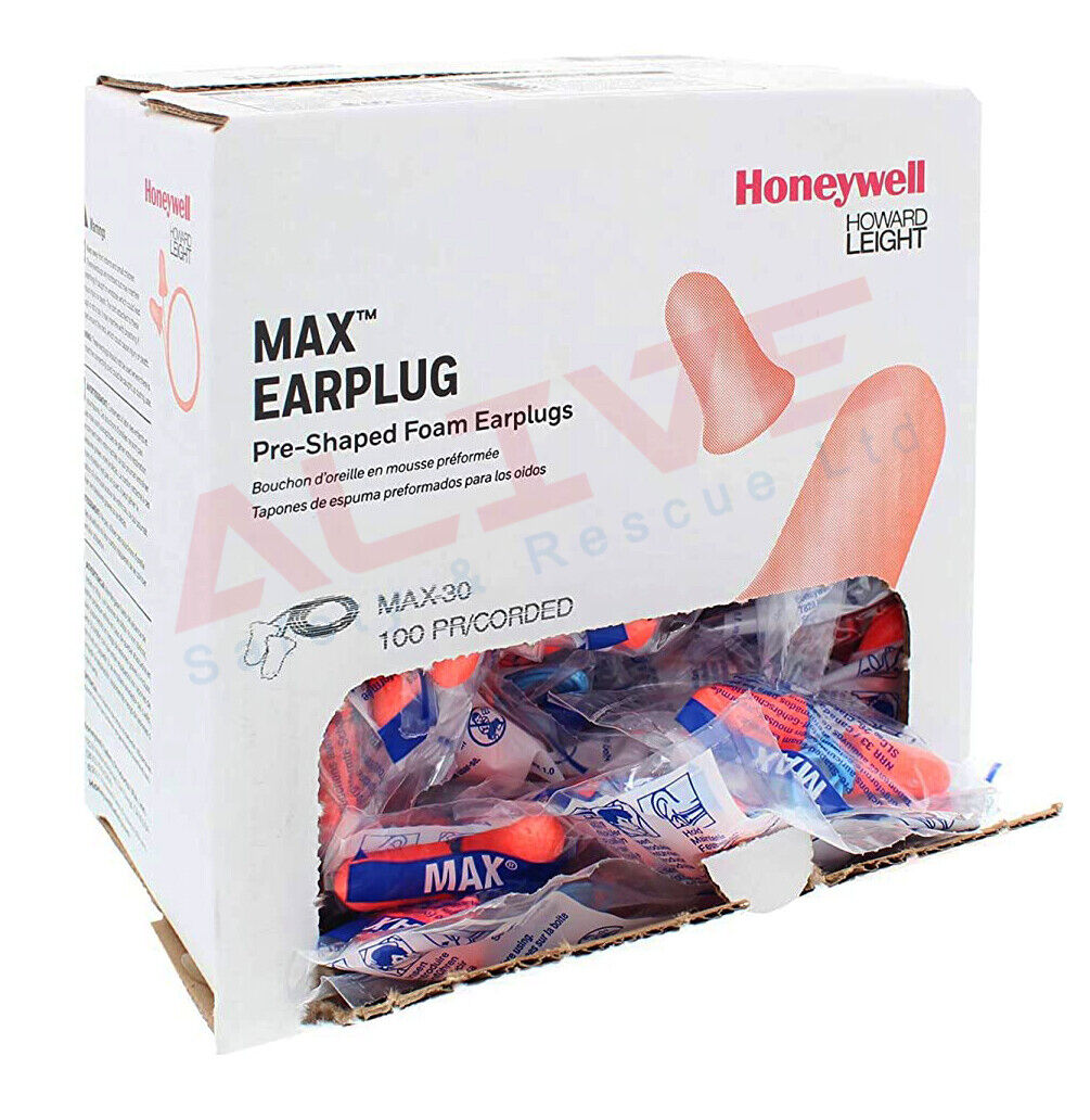 Howard Leight Max MAX-30 Ear Plugs Corded