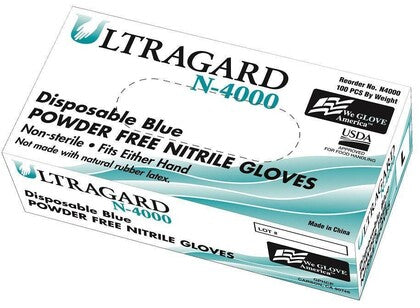 UltraGard N-4000 Nitrile Gloves 5 Mil