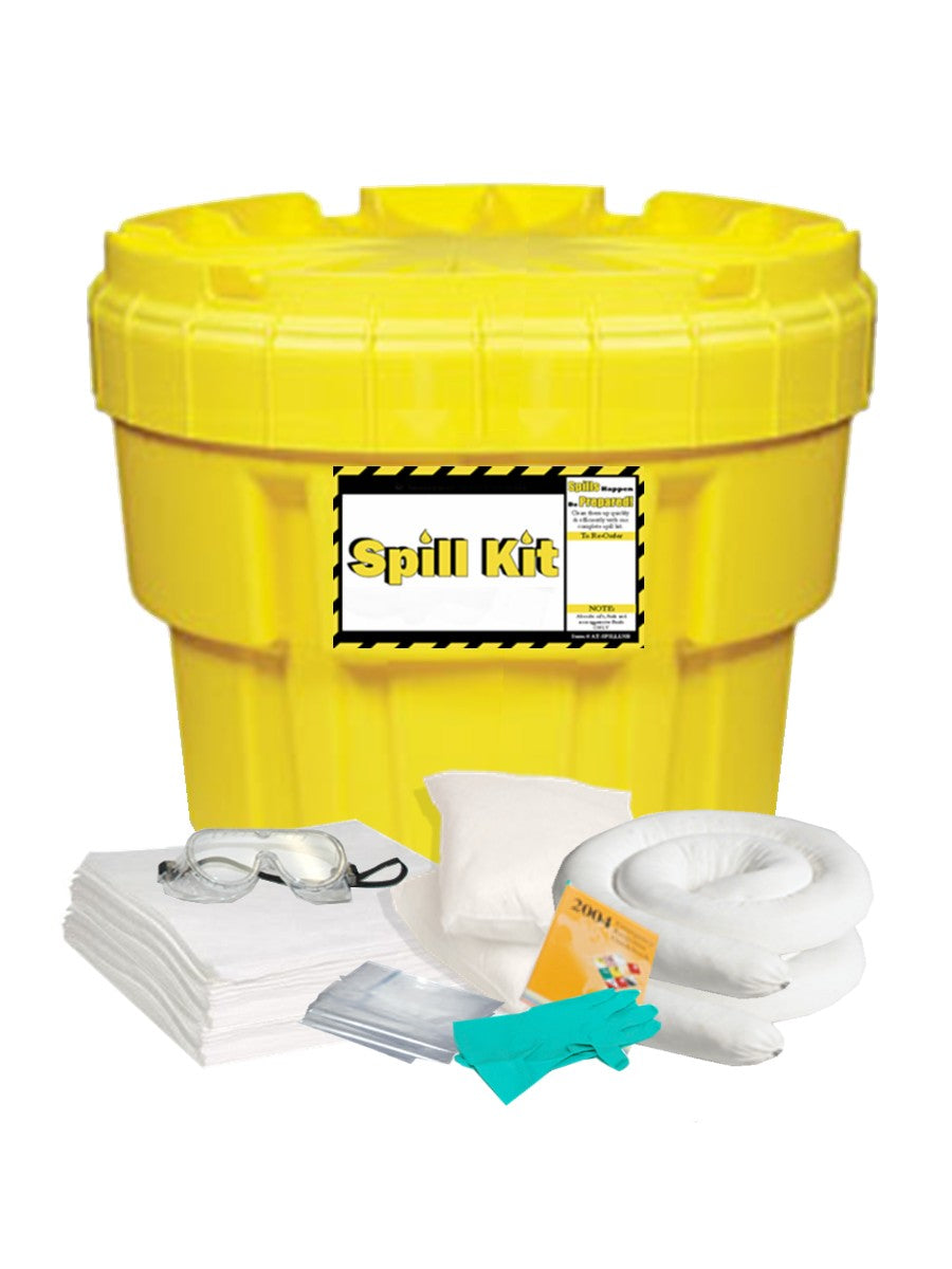 Spill Kit 20 Gallon Oil with Screw Top Lid