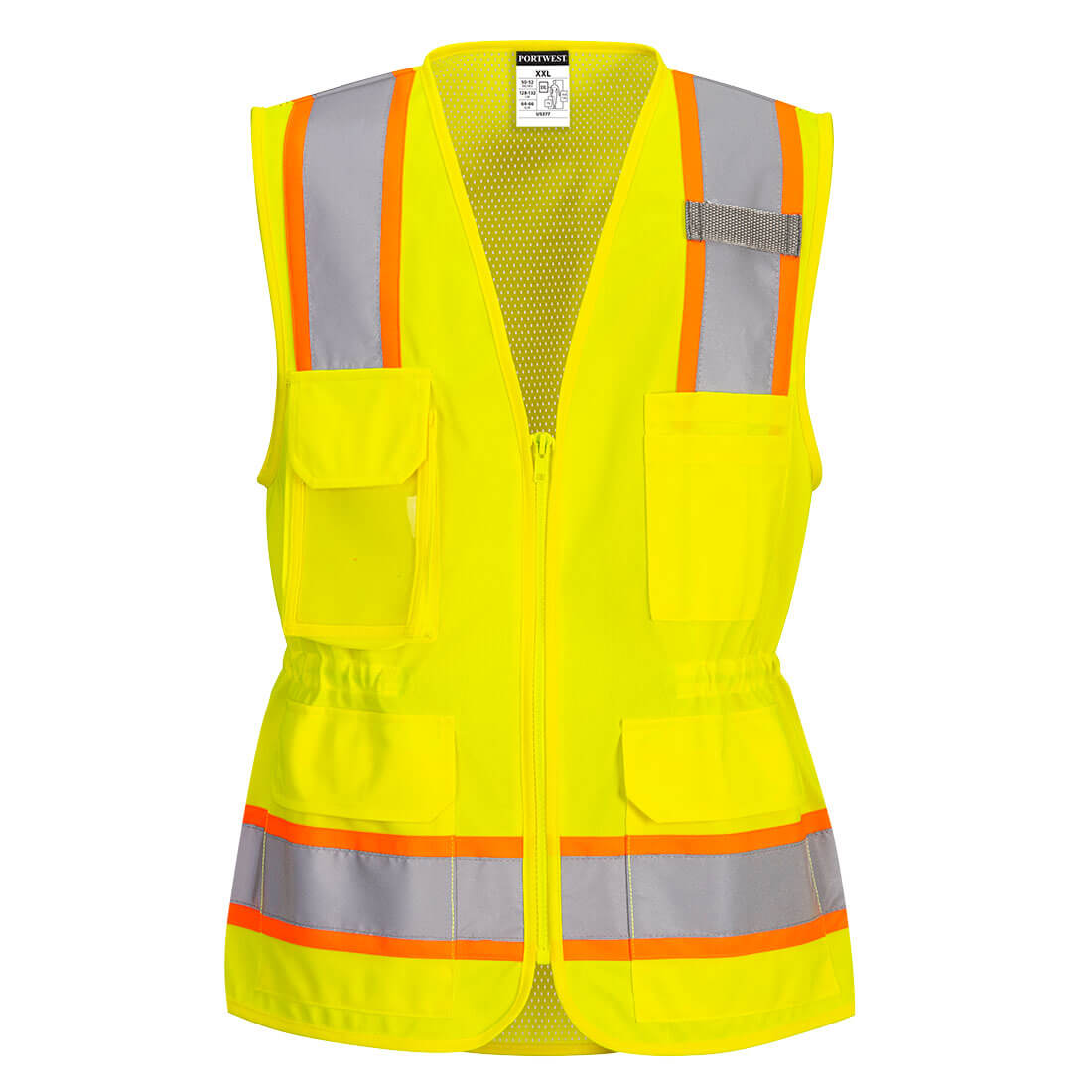 Portwest US392 Women's Safety Vest Adjustable Waist