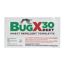 BugX 30 Deet Wipe