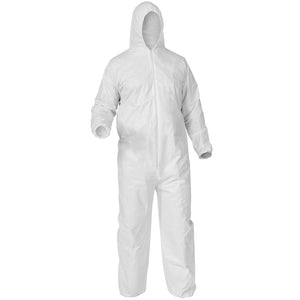 KleenGuard A35 Coverall with Hood and Elastic Wrists and Ankles