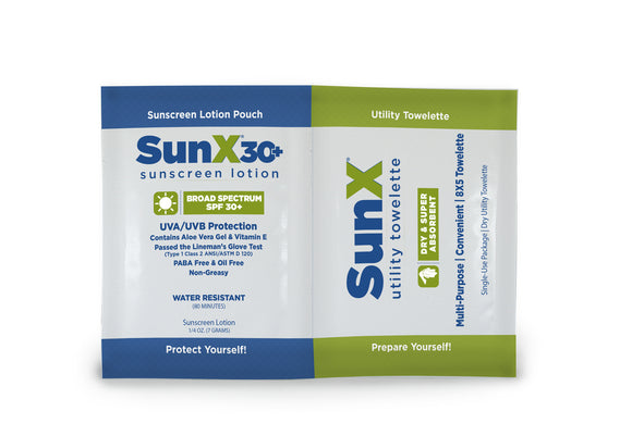 SunX Sunscreen Wipe SPF30