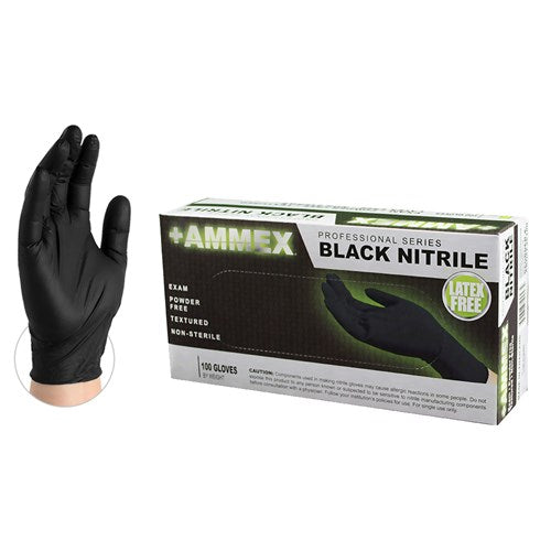 Ammex ABNPF Nitrile Exam Gloves 4 Mil