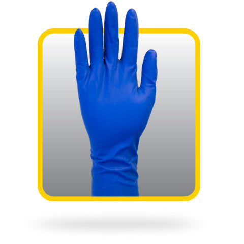 Latex Gloves 13 Mil Blue