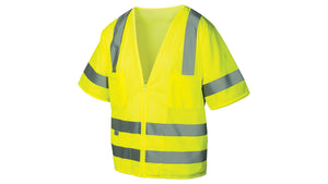 Pyramex Safety Vest Class 3 Mesh Material Lime