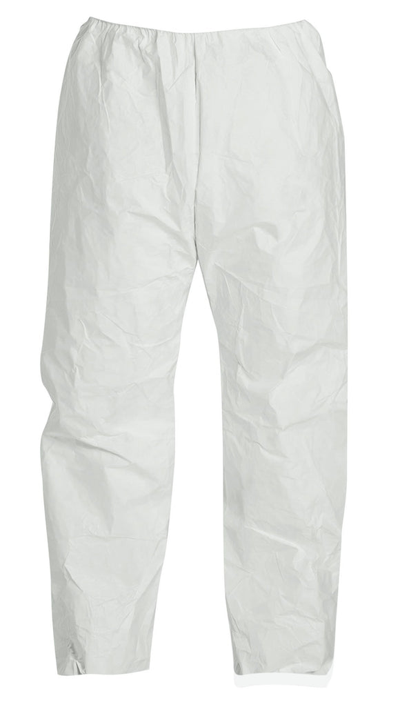 Tyvek Pants with Elastic Waist and Open Ankles